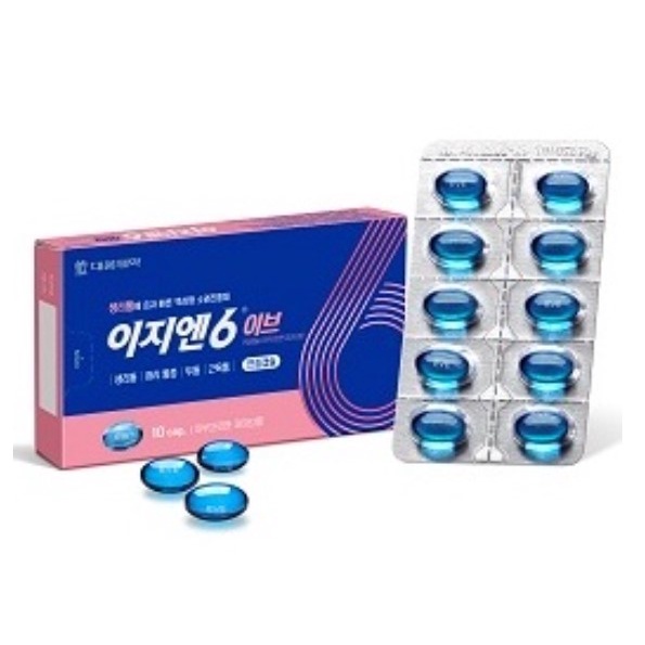 Wanita / Nyeri Haid / Menstruasi /Datang bulan EZN 6 Eve Soft Capsul / Made in korea