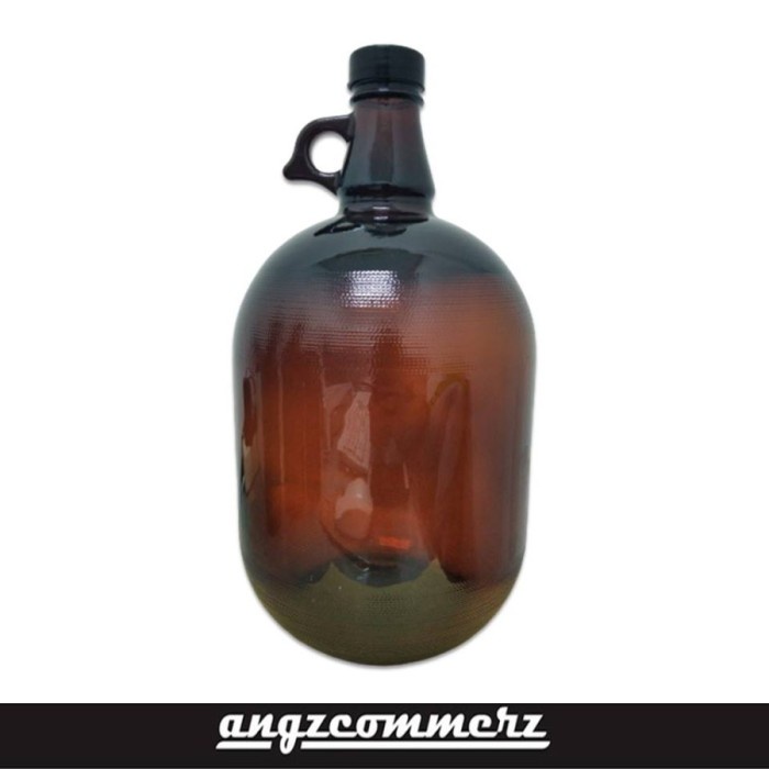 Gewa Botol Wine Fermentasi Kaca Besar Kosong California Growler