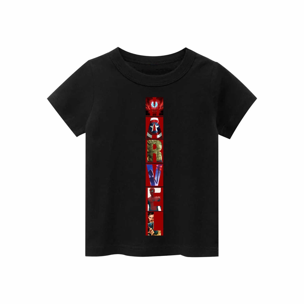 Kaos Anak laki-laki Marvel puzzle | kaos cotton combed 30s printing | Kaos Distro anak