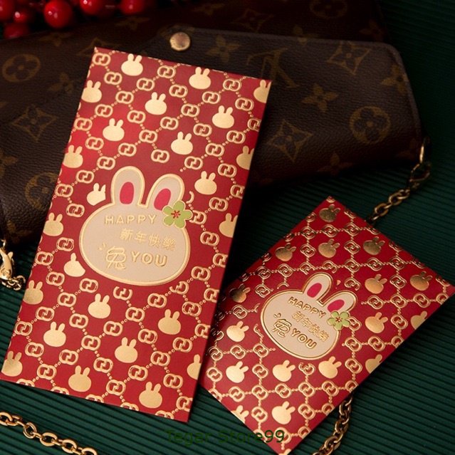 

Angpao Kelinci Yaoneng Motif Premium Branded Rabbit Tahun 2023 - Perlengkapan Imlek