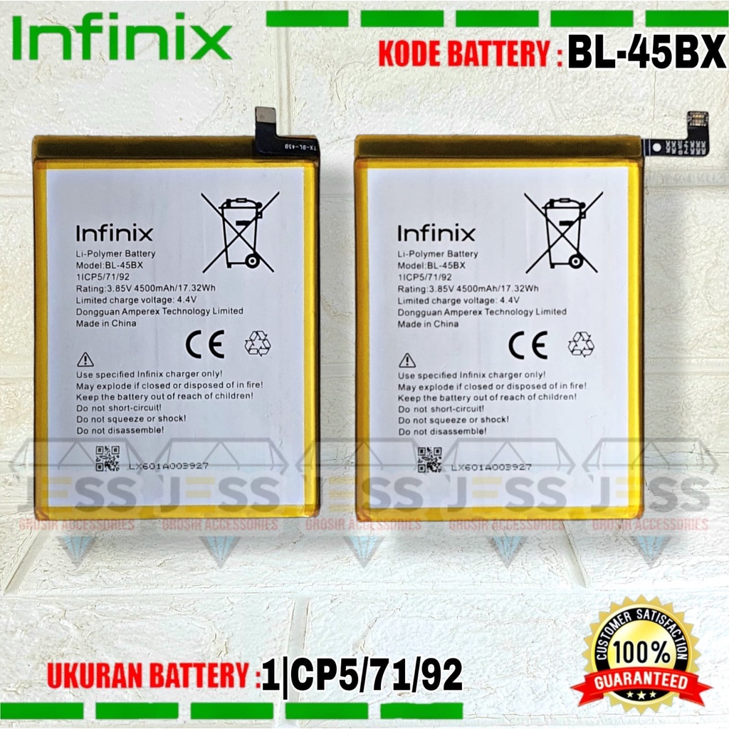 Baterai Battery Original INFINIX BL45BX BL-45BX For Type Hp Infinix Note 3 - Note 3 Pro - X601