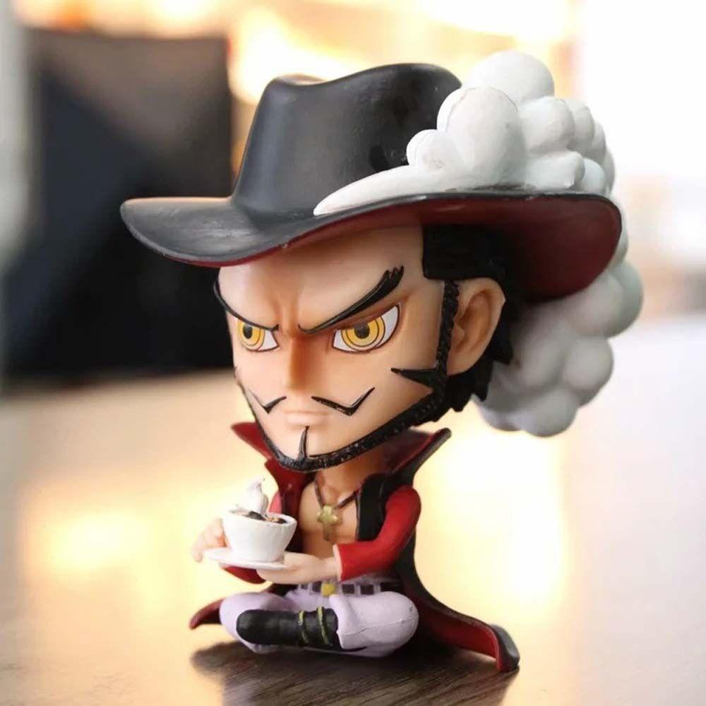 Mxbeauty Monkey D Luffy Model Mainan 9CM Doflamingo Anime Jepang Sanji Ace Hiasan Desktop Robin Boa Hancock Nami Patung Anime