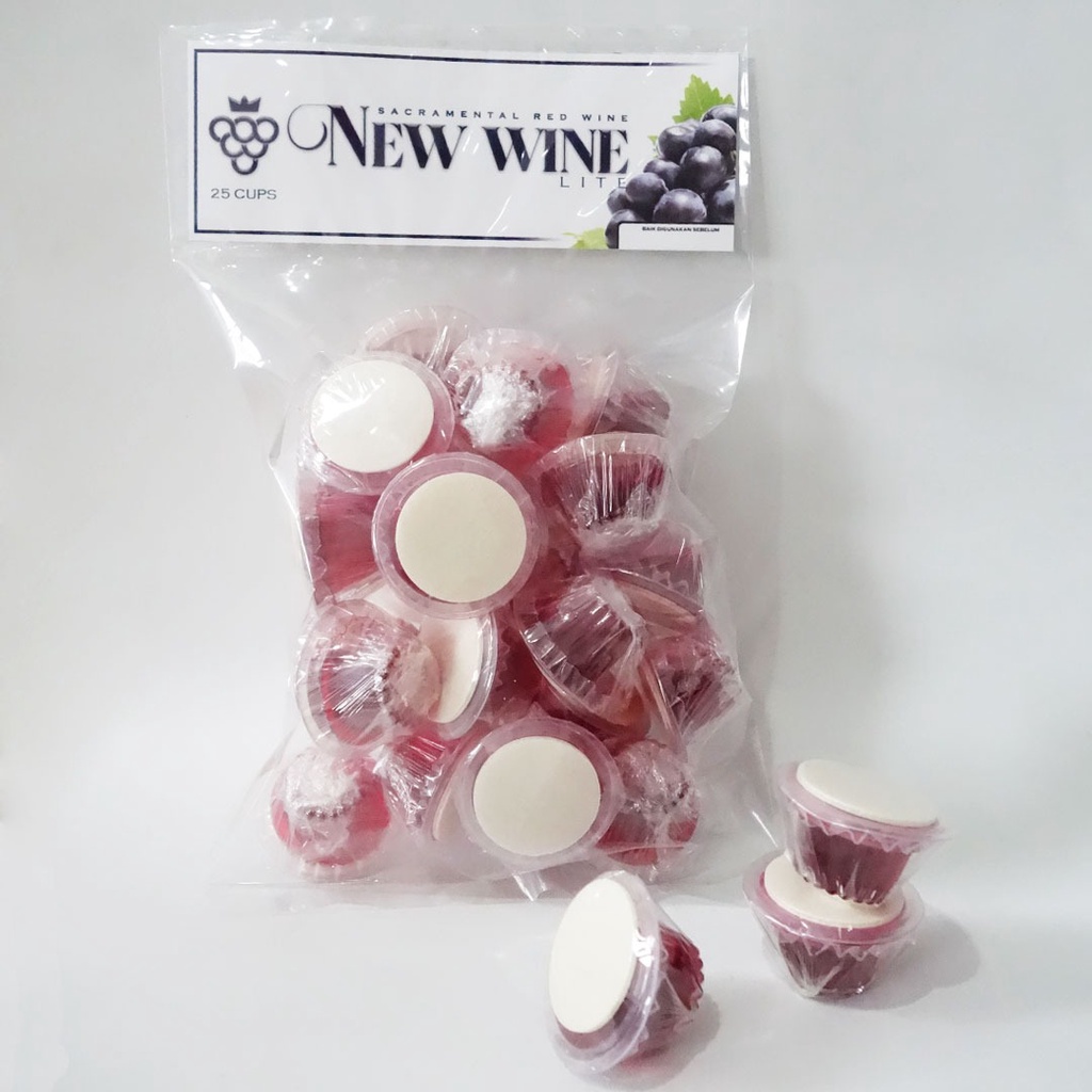 

Anggur Paket Perjamuan Kudus Lite + Hosti Polos - isi 25