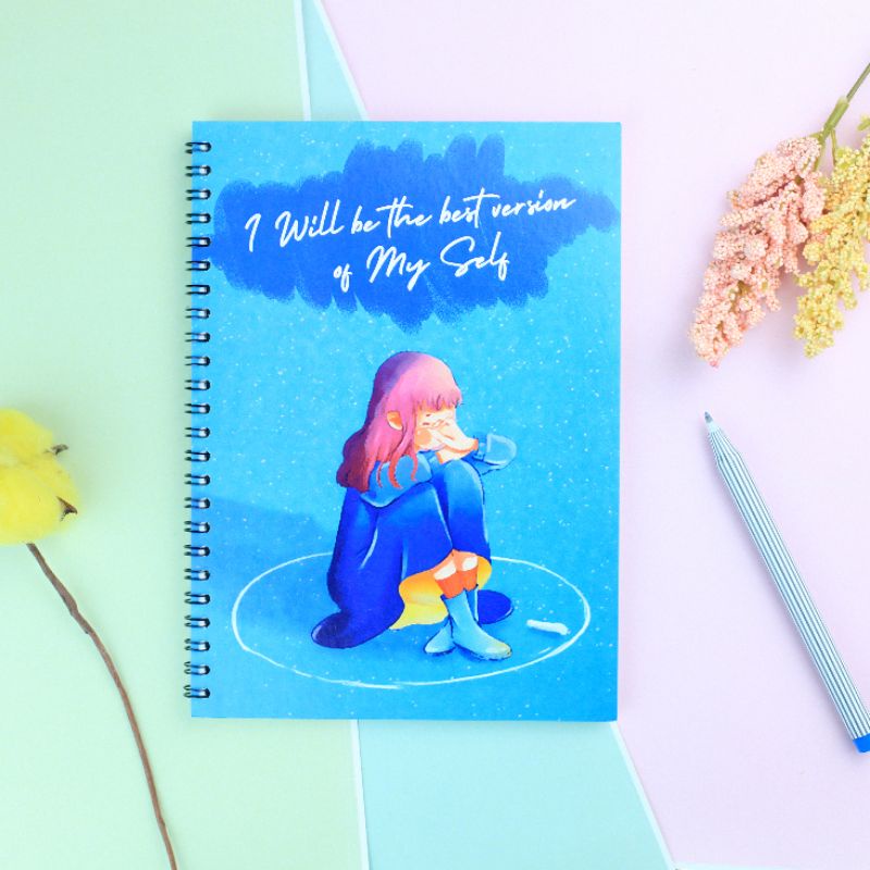 

NOTEBOOK & NOTEPAD A6/ BUKU KECIL I BUKU CATATAN A6 ISI 100 HALAMAN NOTEBOOK SPIRAL MINI ESTETIK