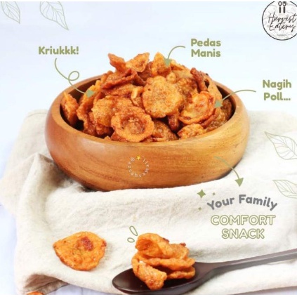 

Ready Stock Emping Melinjo Pedas Manis Harvest Eatery Viral