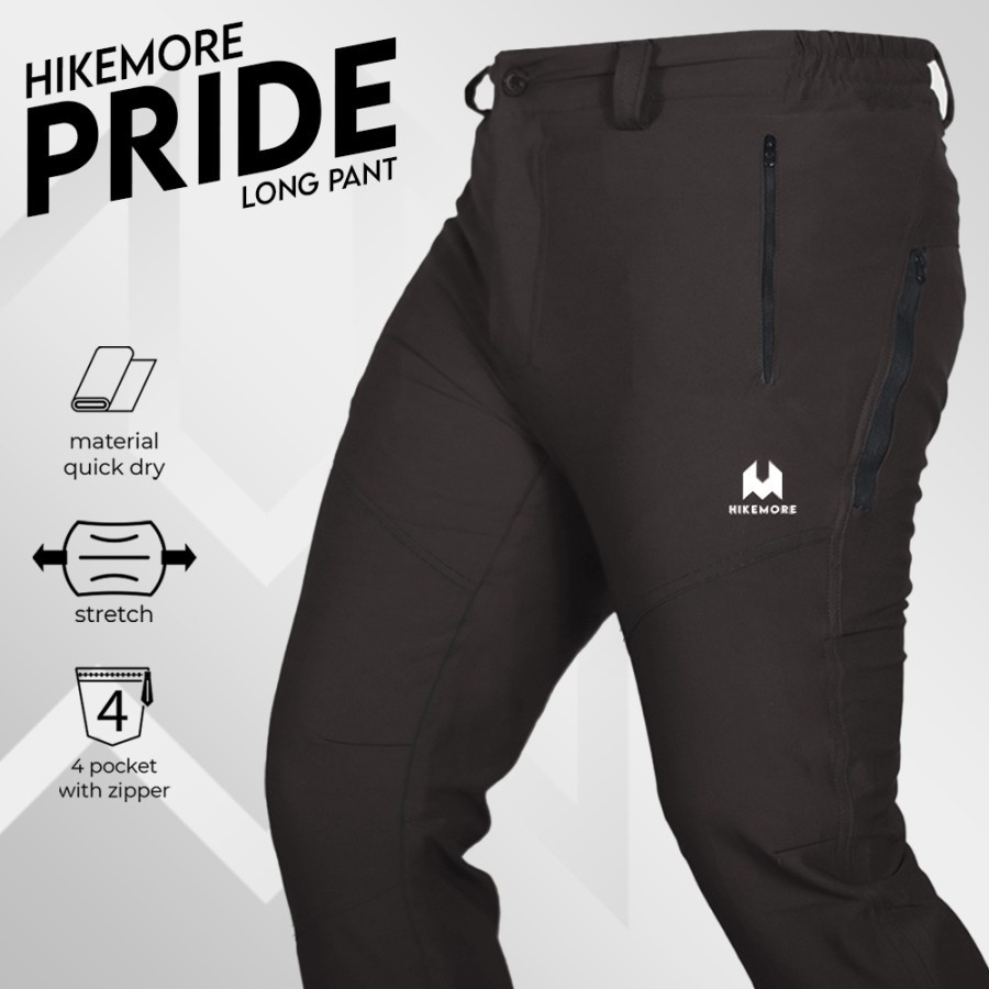 Hikemore Pride Celana Panjang Gunung Outdoor Quickdry Dry Fit Original LIVE