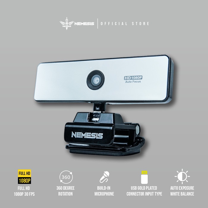 Webcam Nyk Nemesis A90 Everest Streamer Webcam Hd 1080P