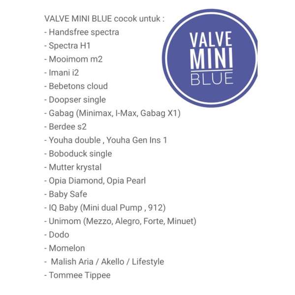 Valve Pompa ASI Special Edition Pink, Biru Orange