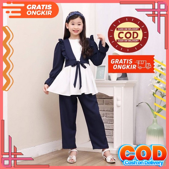 Baju Gamis Anak Perempuan Umur 8 9 10 11 Tahun Matt Mangocrepe Mix Katun Kotak Haniya Kids Motif Kot