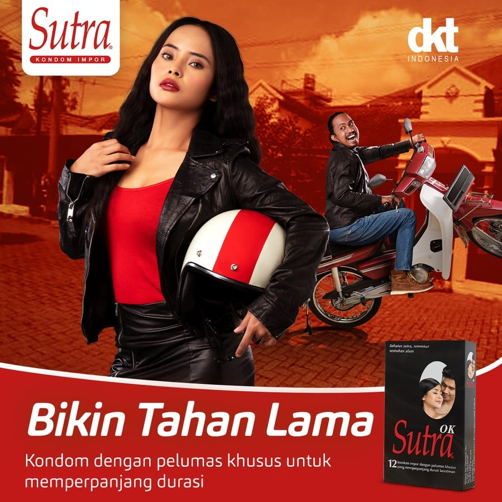 Sutra Kondom  OK isi 12/Kondom Hitam Sutra OK isi 12