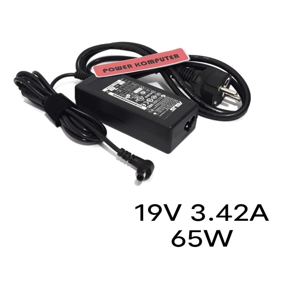 Adapter Charger Laptop ASUS U46SM U47 U47A U50 U50A U50F U52 U52F U53F U56 U56E U57 U57A U80 U80A U80V U81 U81A UL20 UL20FT UL30V UL50A UL50V UL80V 19V 3.4A 65W