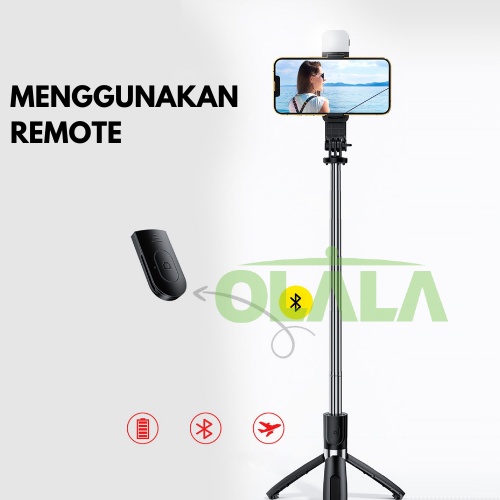 Tongsis tripod 3in1 remote selfie stick TM-BDG3017