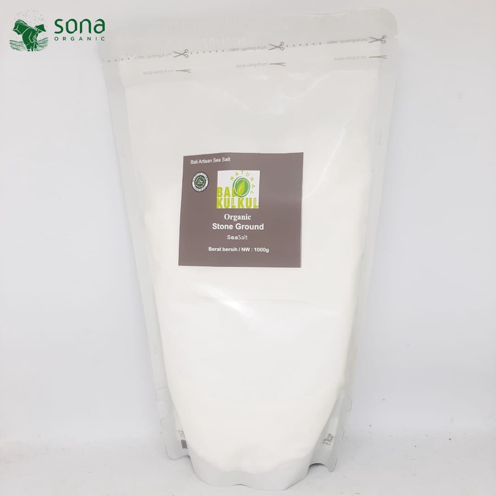 

Stone Ground Sea Salt 1kg - Natural Balikukul - Garam Bali-Garam Laut