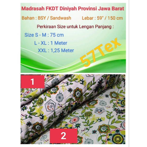 Batik Madrasah FKDT Diniyah / Seragam Batik Diniyah
