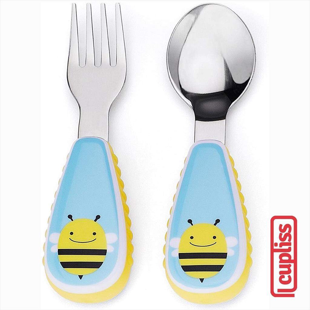 Skip Hop Zoo Utensil 252351 Bee Sendok Garpu Alat Makan Skiphop