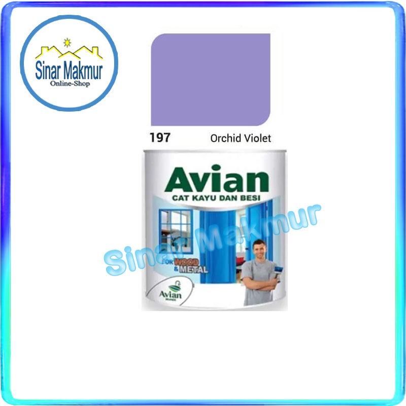 Cat Kayu Besi 100 CC 100 ML 197 Orchid Velvet (AVIAN)