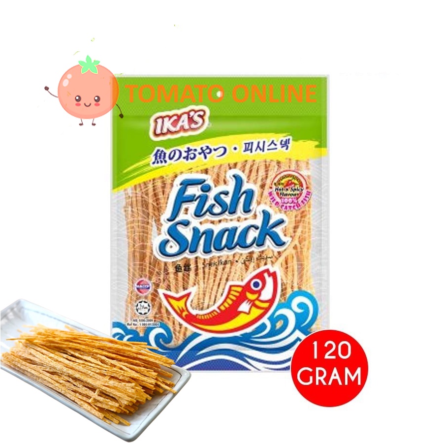 Ika's Ika Ikas / Fish Snack Ikan Hot &amp; Spicy / 120 g gr gram 120gr