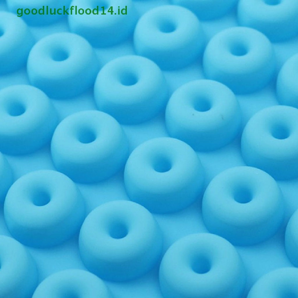 [GOOGFOUR] 48-rongga Fancy Doughnut Chocolate Pan Silicone Mold Alat Cetakan Kue [TOP]
