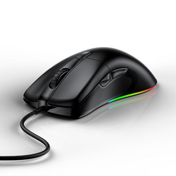 GAMEN GM810 12000DPI Braided Wire RGB &amp; Macro Define Gaming Mouse - Garansi Resmi 1 Tahun