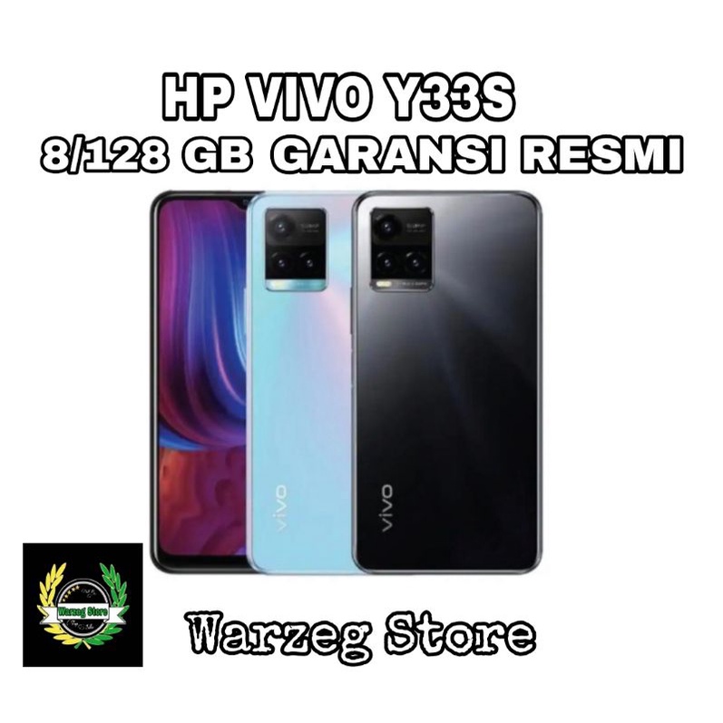HP VIVO Y33s 8/128 GB - VIVO Y 33 s RAM 8GB ROM 128GB GARANSI RESMI