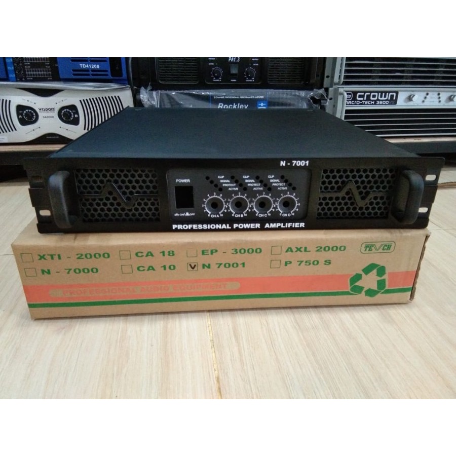 Box Power Amplifier N7001 Ukuran 2U Power Balap