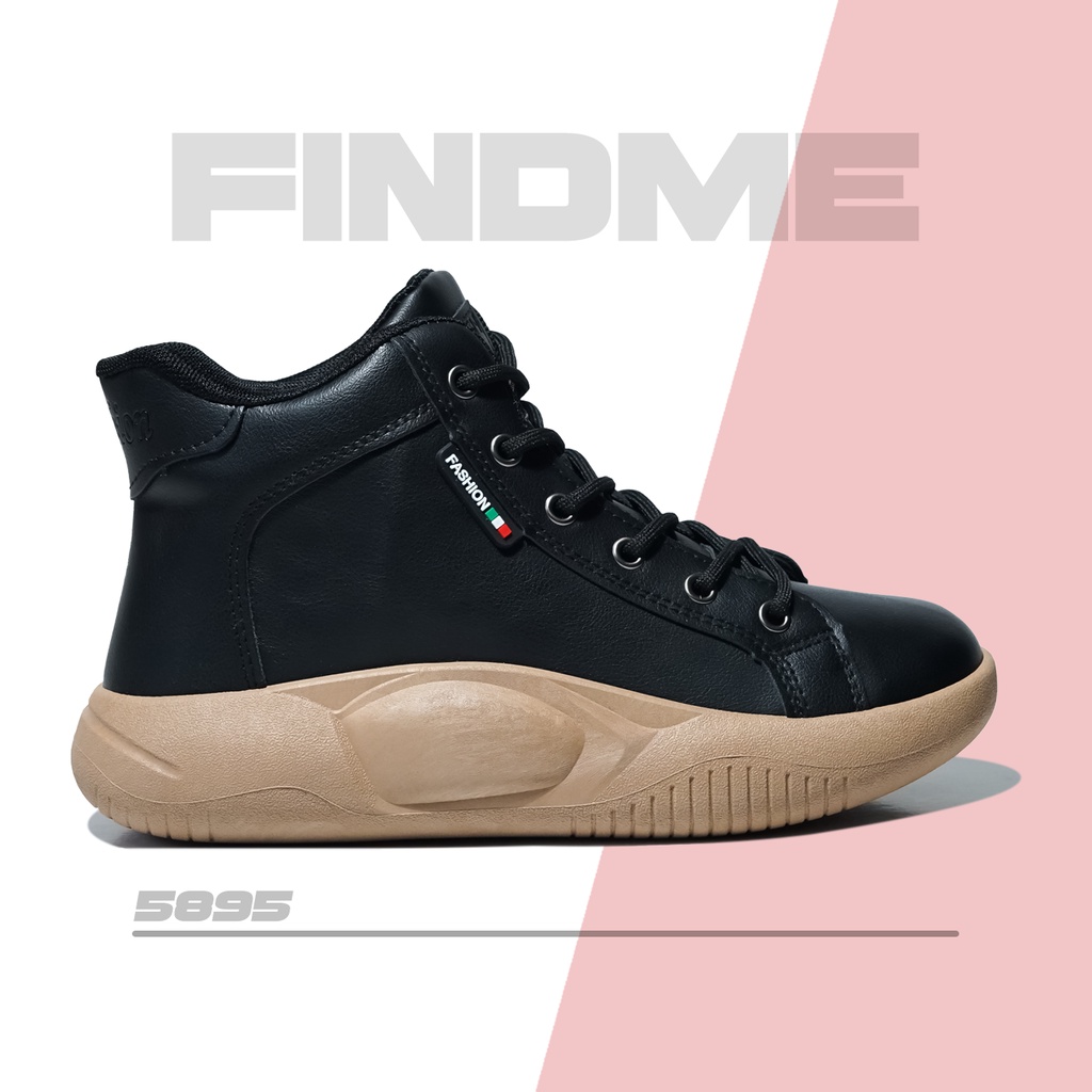 SNEAKERS WANITA DESAIN MINIMALIS COMFY OOTD HANGOUT BARENG BESTI MU BAHAN PU IMPORT 5895