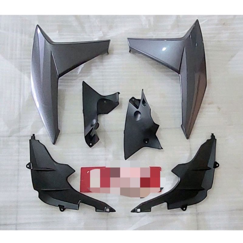 FULL SET SAYAP BODY BODI TENGKI TANGKI VIXION NEW NVA 2015 2016 ABU ABU ORIGINAL YAMAHA