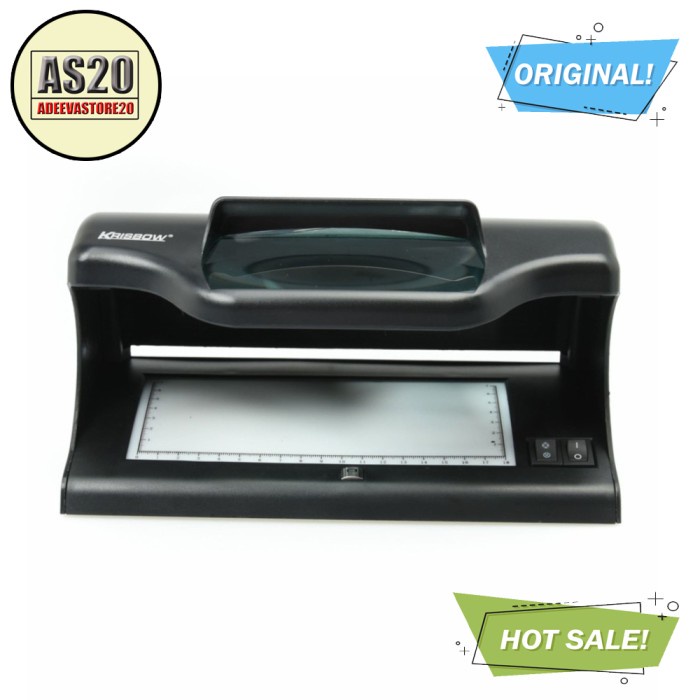 MESIN DETEKSI UANG KRISBOW ALAT PENDETEKSI UANG PALSU BJ 141 ORIGINAL