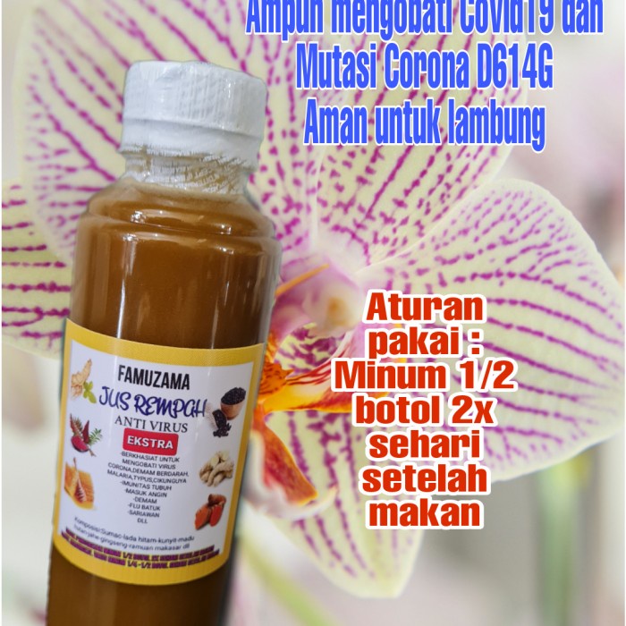 

Terlaris ✨ - JUS REMPAH ANTI VIRUS EXTRA OBATCOVID/CORONAD614G/ MAAGH 2.1.23