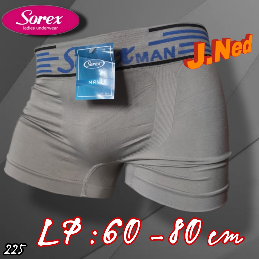 J225 CD BOXER PRIA IMPORT  CELANA DALAM BOXER PRIA SOREX FREE SIZE ( FIT TO XL )