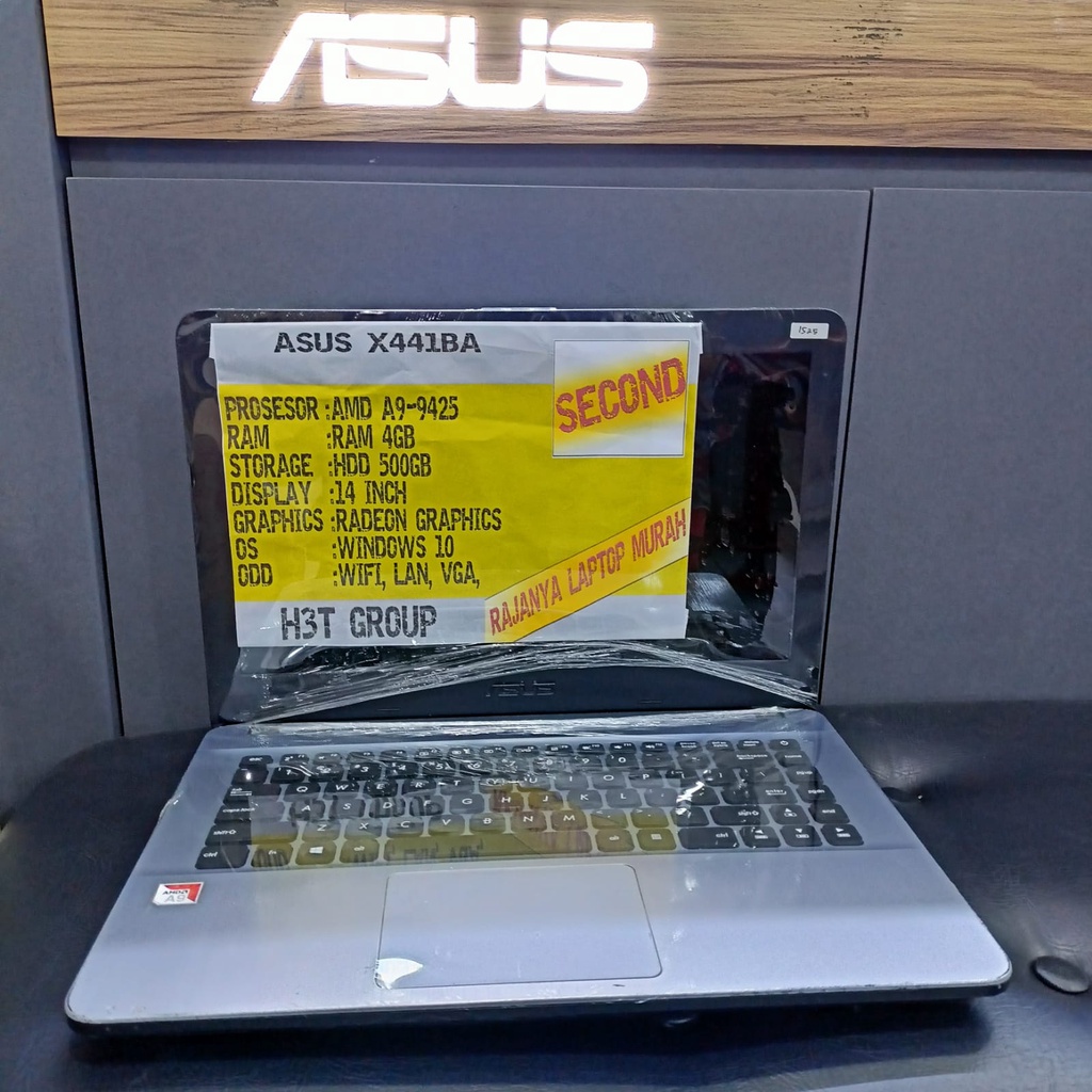 ASUS X441BA AMD A9-9425 RAM 4GB HDD 500GB 14 INCH GREY