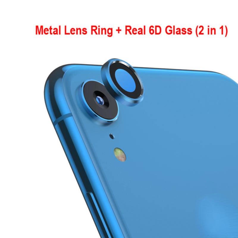 Penutup Pelindung Lensa Kamera Terintegrasi Bahan Metal Dan Kaca Untuk iPhone X XS MAX XR 360ring Perlindungan Penuh Untuk iPhone XS MAX Camera Film