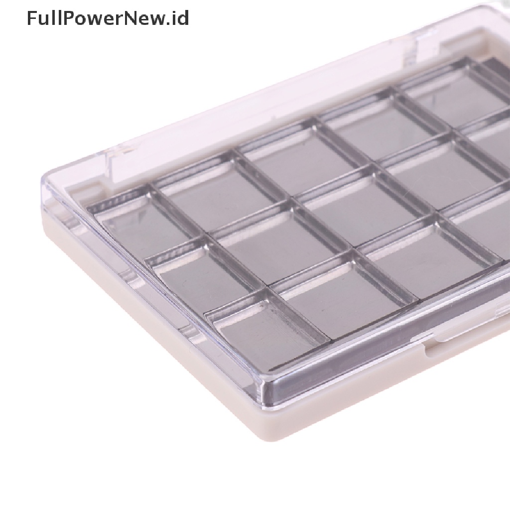 Power 1Pc Palet Kosmetik Magnetik DIY Kotak Makeup Dengan 15kisi Plat Besi Dan Brush ID