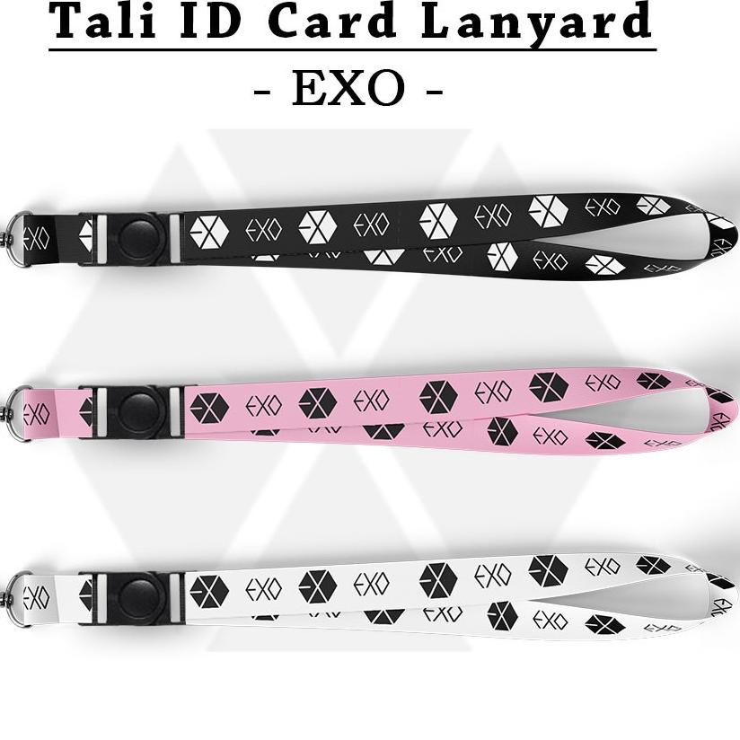 

ナ EXO KPOP Strap Lanyard Panjang Keychain Tali ID Card Hot