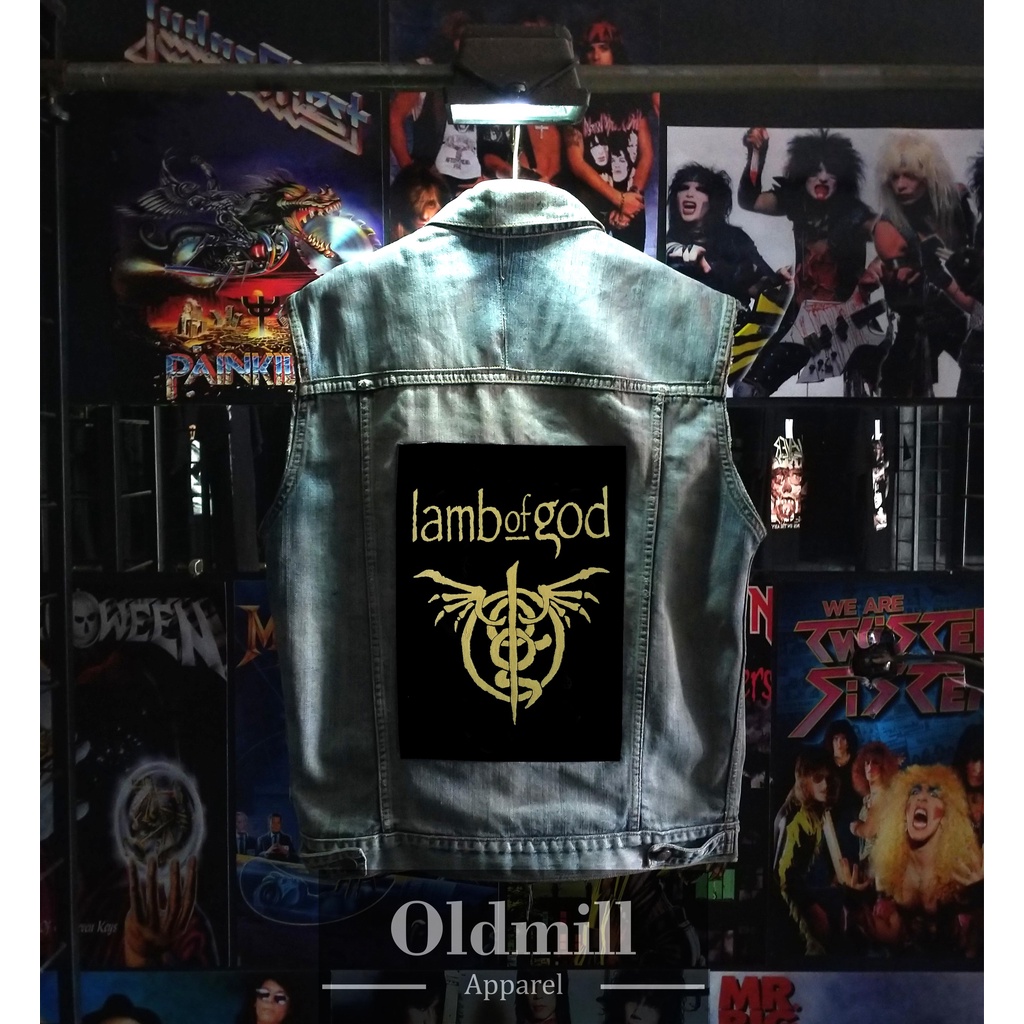 Emblem Patch Punggung / BackPatch Band Death Metal LAMB OF GOD