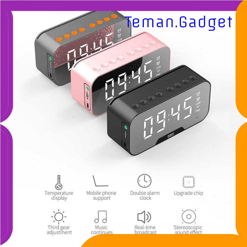TG-PJM Bannixing Jam Alarm Clock with Bluetooth Active Speaker TF AUX FM - G10