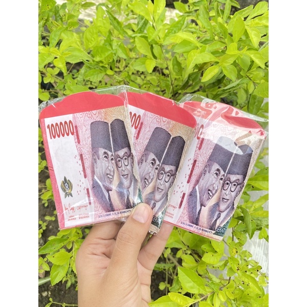 

Amplop lebaran Uang 1pack isi 10 lembar / Angpou Motif Uang