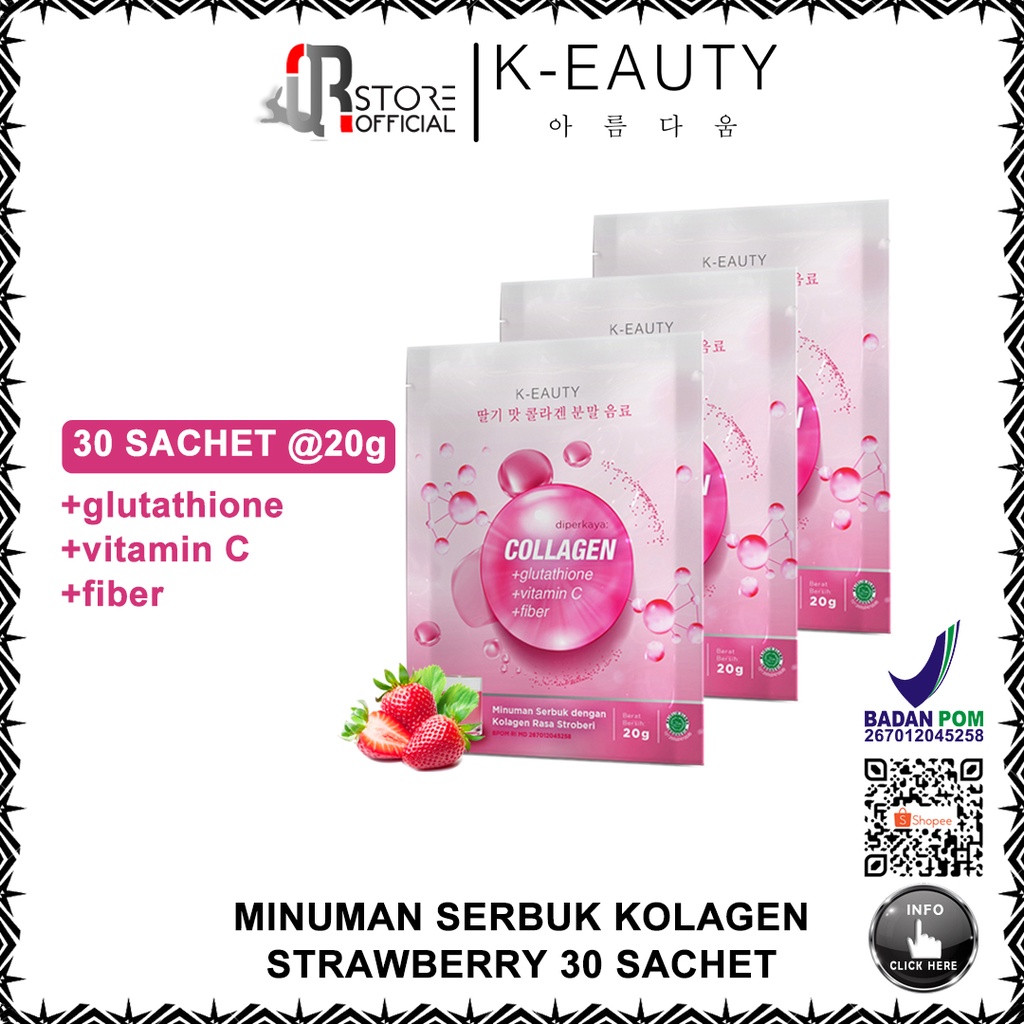 Jual KEAUTY K-EAUTY PREMIUM COLLAGEN DRINK 30 SACHET - BYUUTI MINUMAN ...