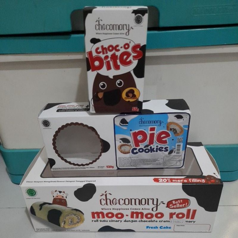 

3pc Box Bolu Pie Coklat Cimory (Aman +Buble)