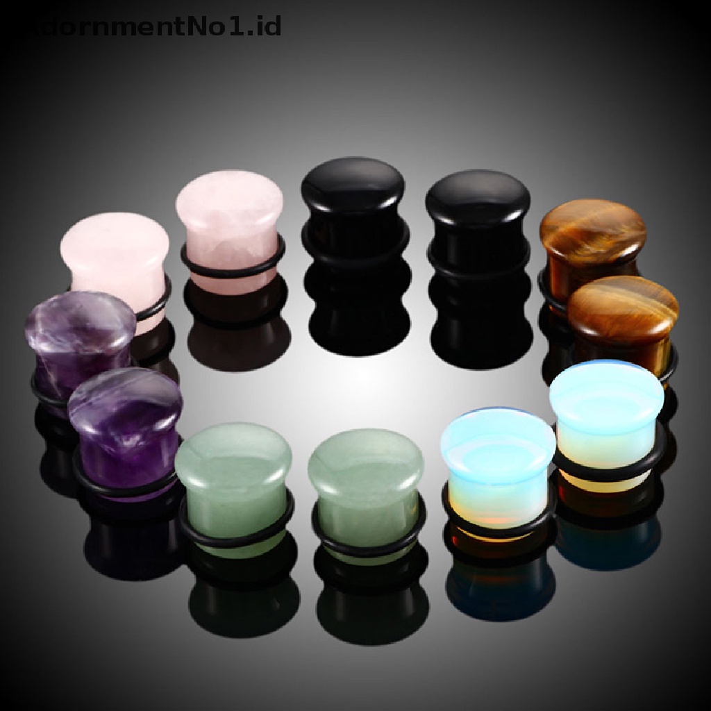 [AdornmentNo1] Ear PlugGauge Earrings Ear Plug Penyumbat Telinga Perhiasan Expander Terowongan Daging [ID]