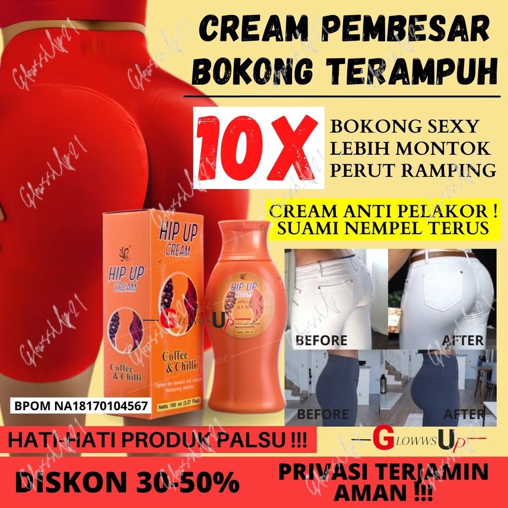 HIP UP CREAM SYB BPOM PEMBESAR BOKONG - CREAM PEMBESAR BOKONG HIP UP