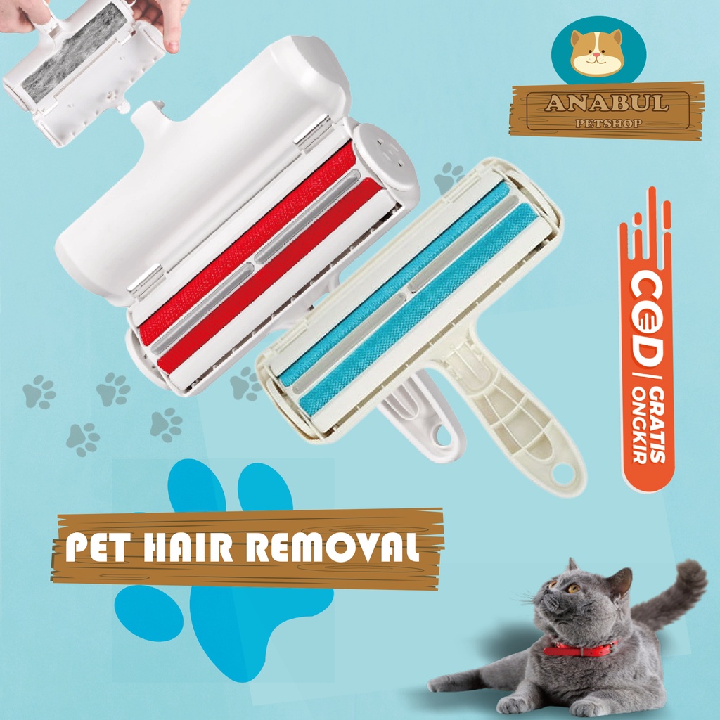 Roll Pembersih Bulu Olive care Hewan Kucing Anjing Debu Pakaian Magic Lint Roller PET HAIR REMOVAL