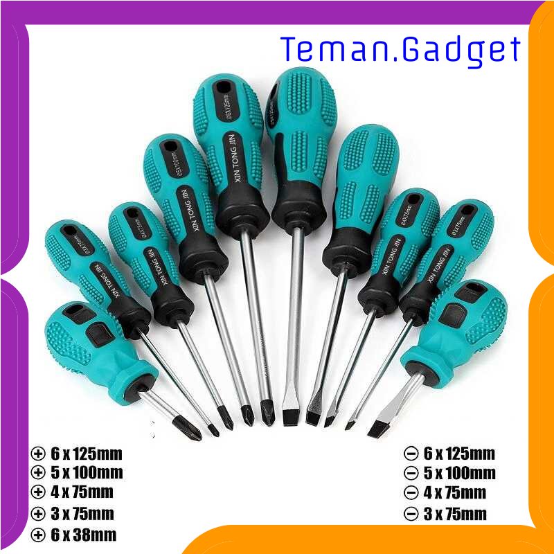 TG-PKK Obeng Set Reparasi Magnetic Head 10 in 1 - SK804