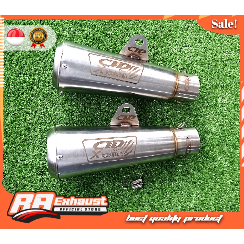 KNALPOT CLD MONSTER INLET 38 - 50 / SILENCER KNALPOT CLD MONSTER BEAT MIO VARIO NMAX SCOOPY FINO PCX