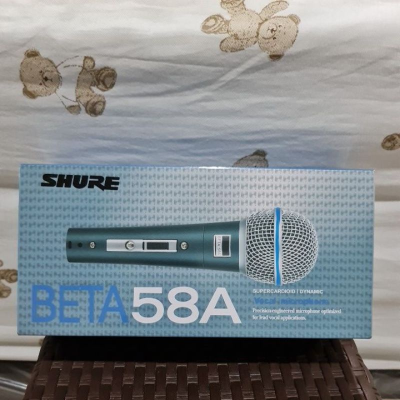 Mic kabel shure BETA58A microphone terlengkap