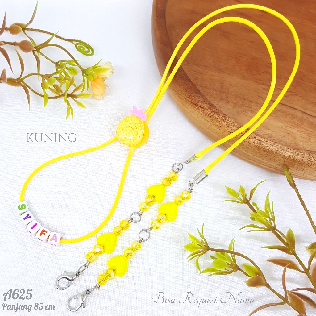 PGX Strap Masker - Kalung Masker - Tali Masker Mute Kristal Kaca Aksesoris Fashion - A625