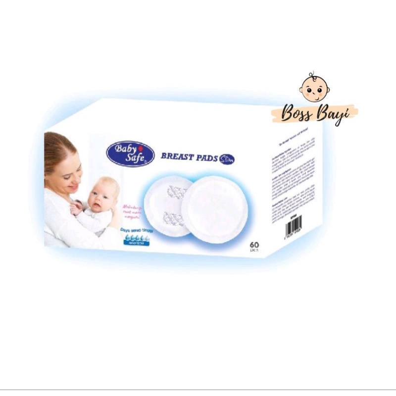 BABY SAFE - Breast Pad Slim / Bantalan Penyerap ASI BPS16 | BPS60