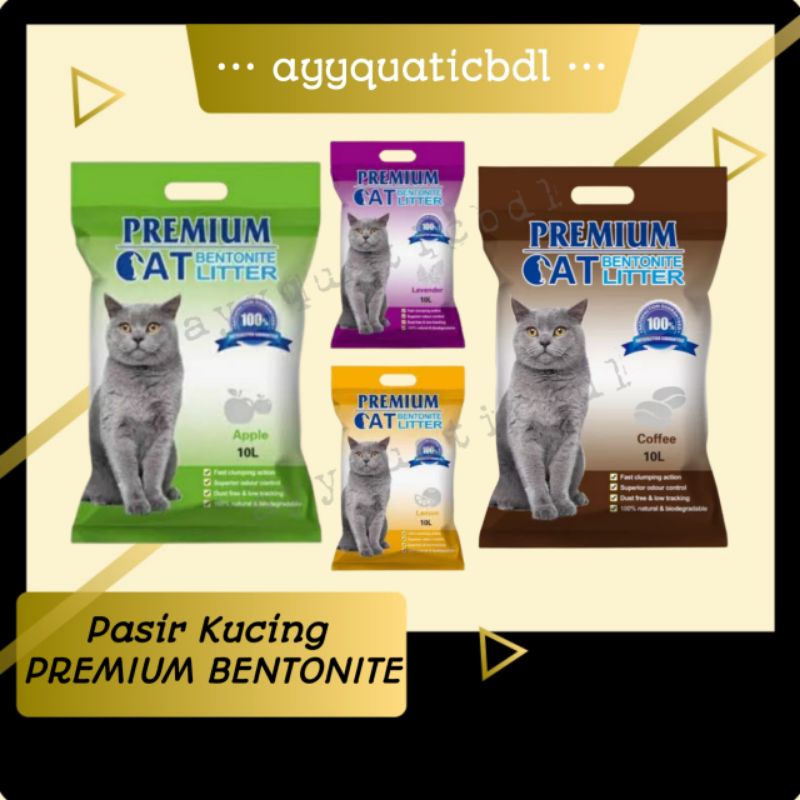 (INSTAN KURIR) | 5Liter Pasir Gumpal Wangi 5L Pasir Kucing Gumpal Wangi 5 Liter