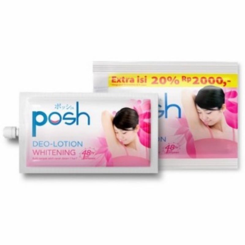 POSH DEO LOTION 11gr SACHET RENCENG / DEODORANT SACHET POSH MEN