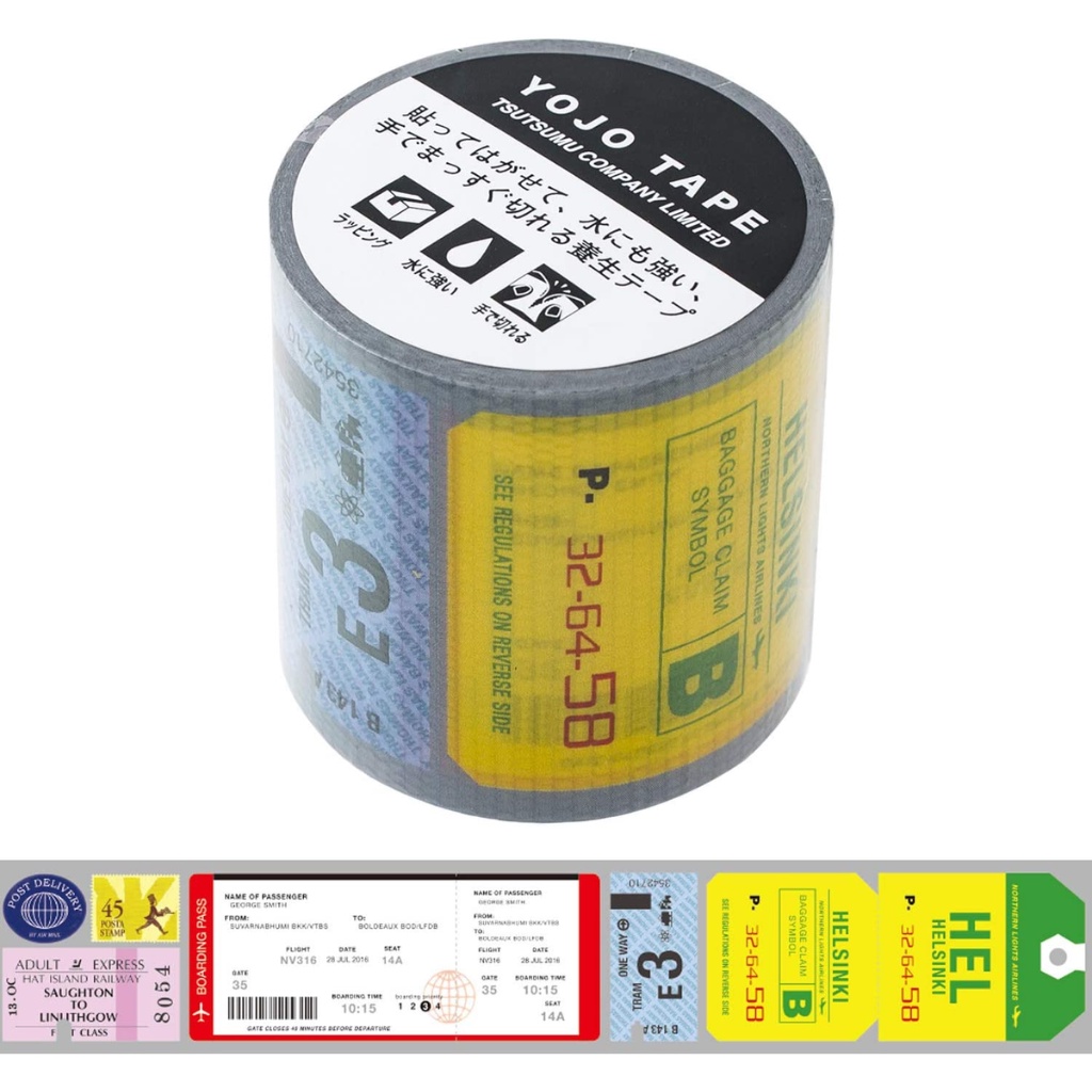 

Yojo Masking Tape - Vintage Tickets